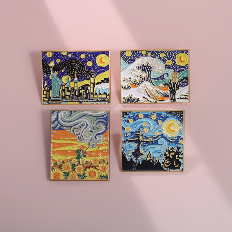 Photography Geometry - Fairy Tale Oil Painting Brooch Cartoon