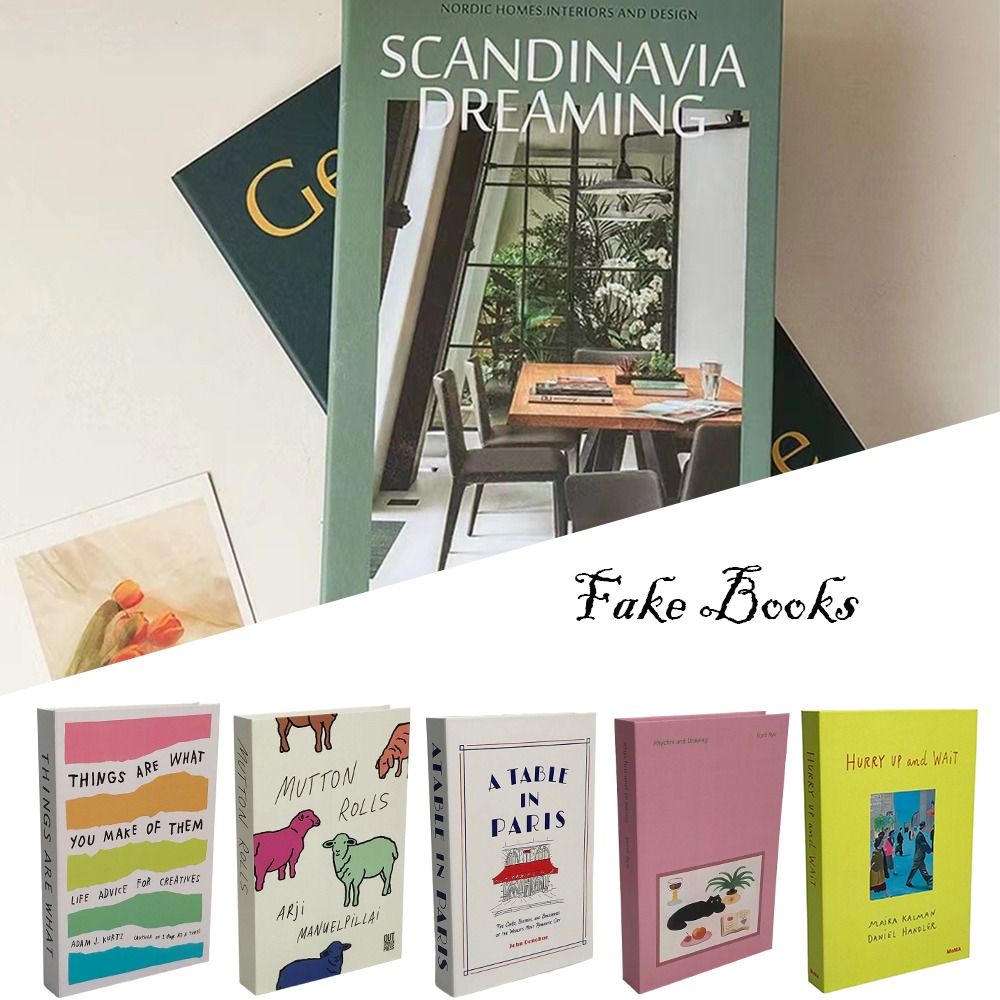 Photography Book - Fashion Home Decoration Fake Books Modern