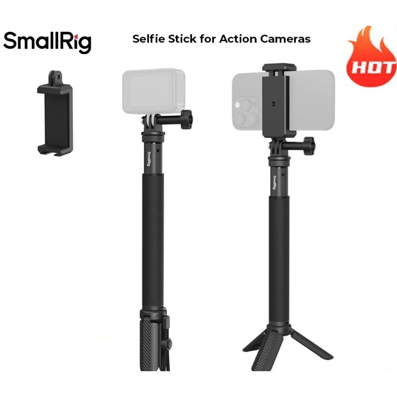 Camera Wrist Strap - SmallRig Selfie Stick for Action Cameras