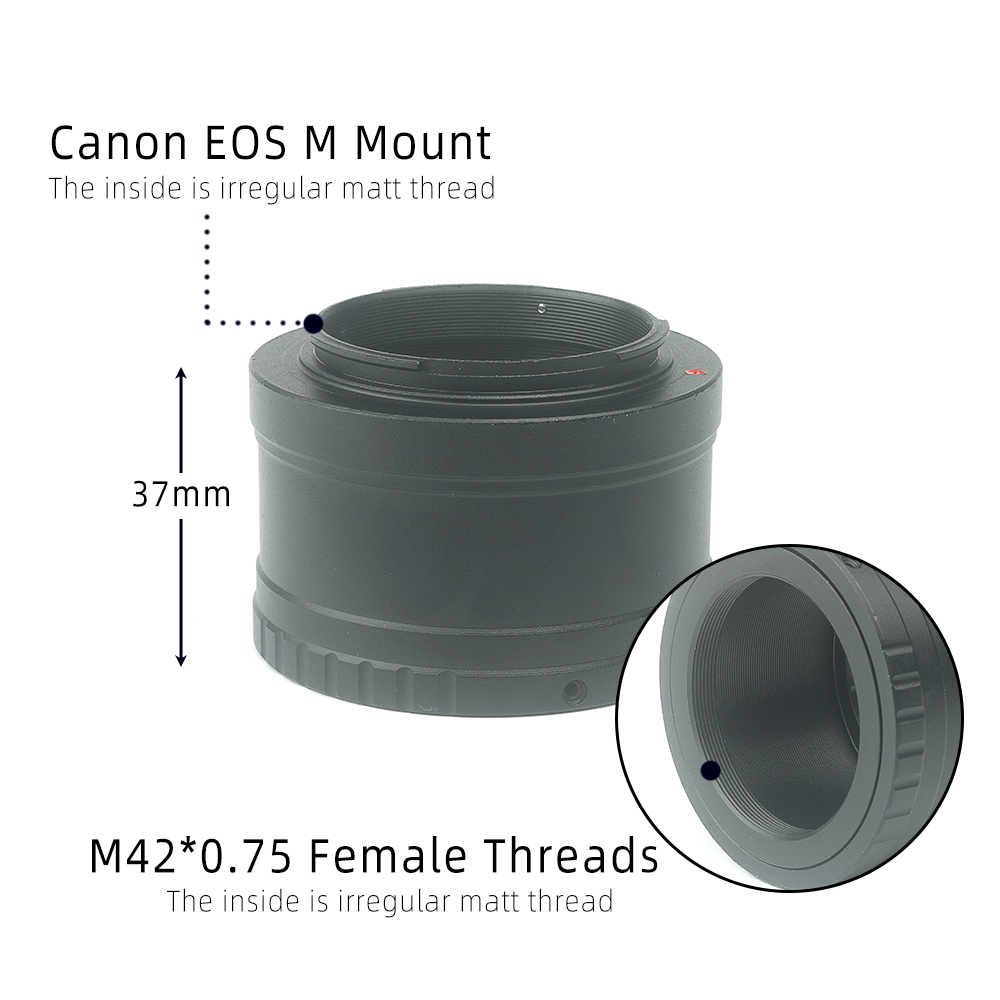 EYSDON 1.25 Inch To EOS M T-Ri - Lens Adapter Ring ulasan dan harga