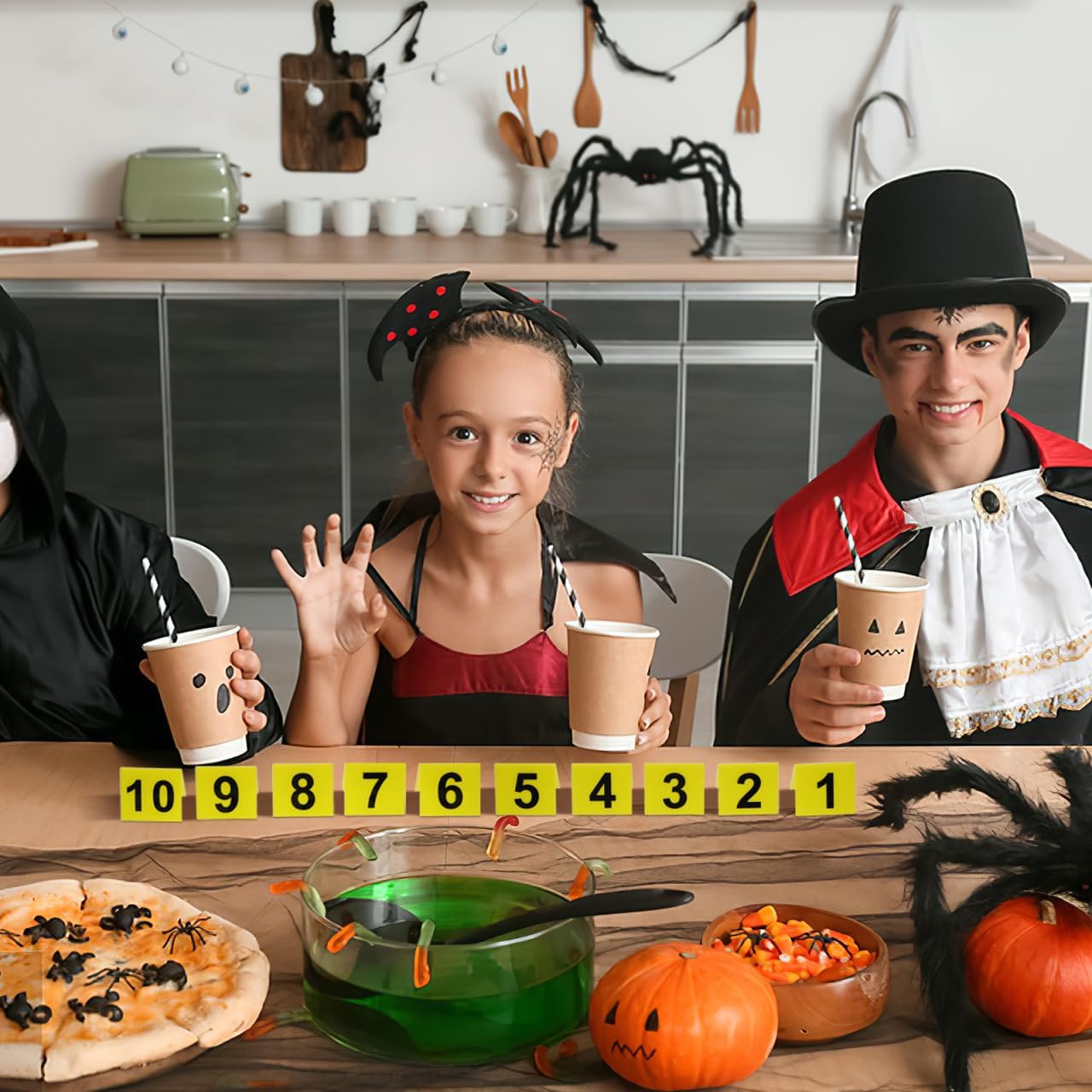 Yellow Halloween Crime Scene N - Photography Prompt ulasan dan harga
