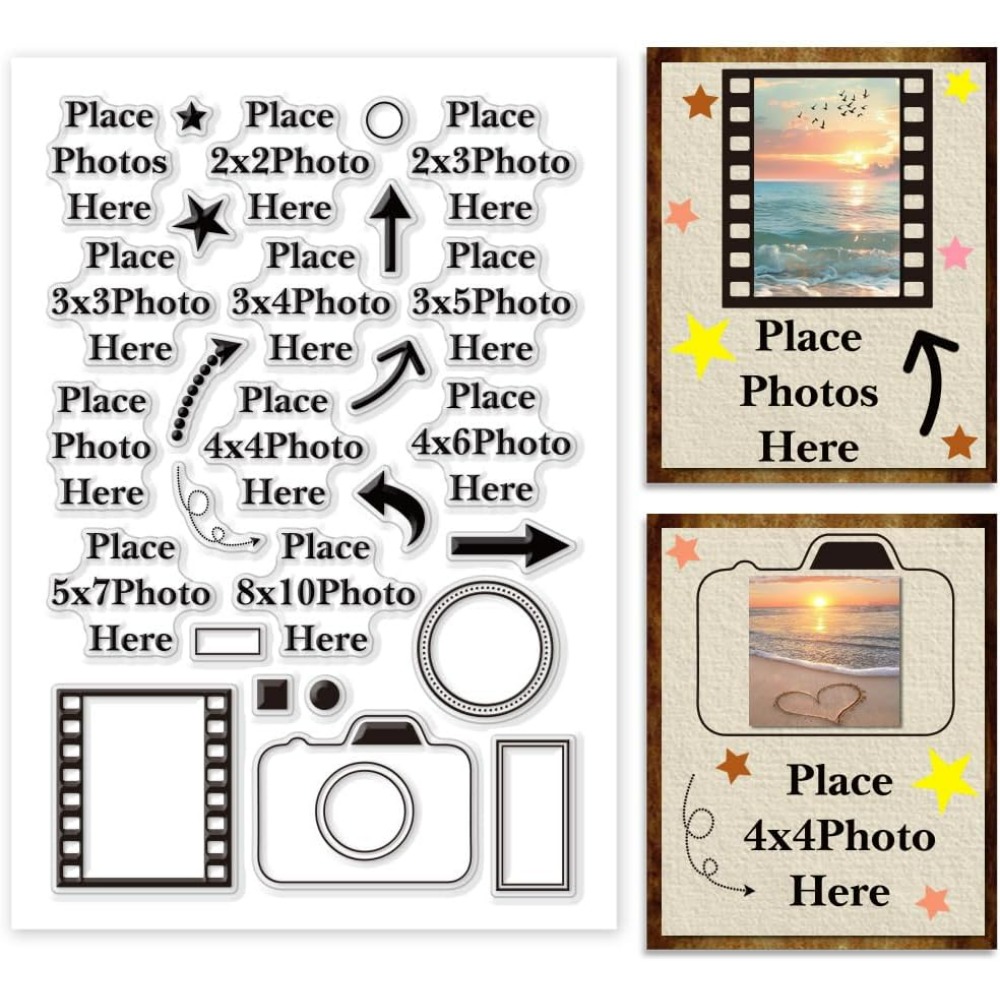 Place Photo Here Clear Stamp A - Photographic Memory ulasan dan harga