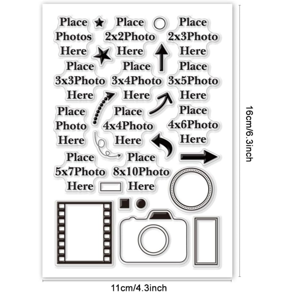 Place Photo Here Clear Stamp A - Photographic Memory ulasan dan harga