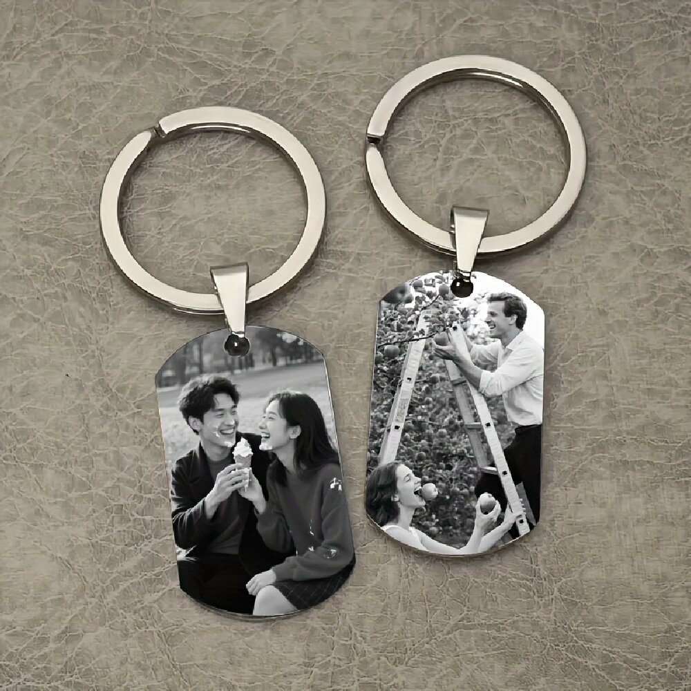 Personalized Custom Keychain E - Photographic Memory ulasan dan harga