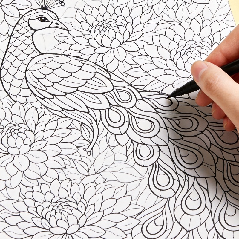 A Hand Drawn Coloring Book for - Photography Book ulasan dan harga