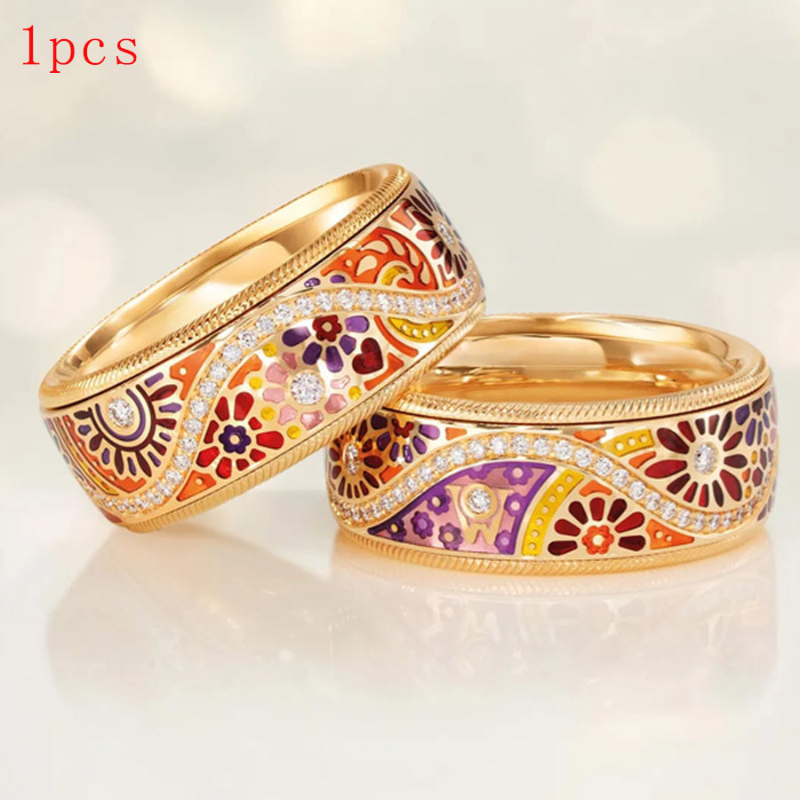1pc Exquisite Inlaid White CZ  - Photography Geometry ulasan dan harga