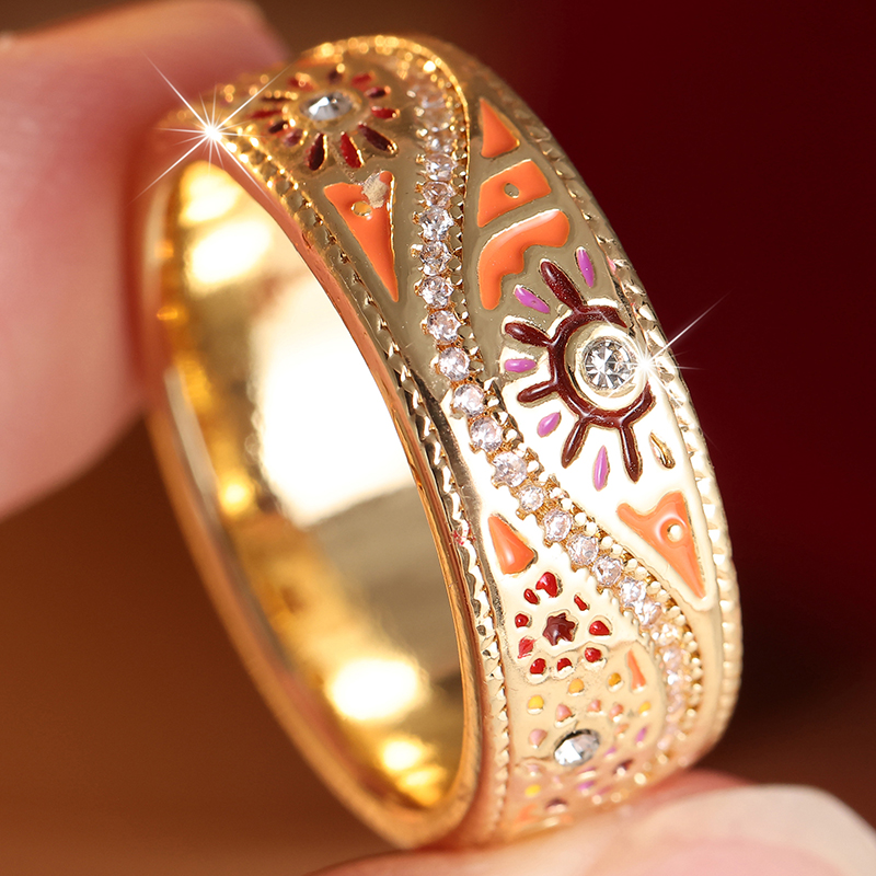 1pc Exquisite Inlaid White CZ  - Photography Geometry ulasan dan harga