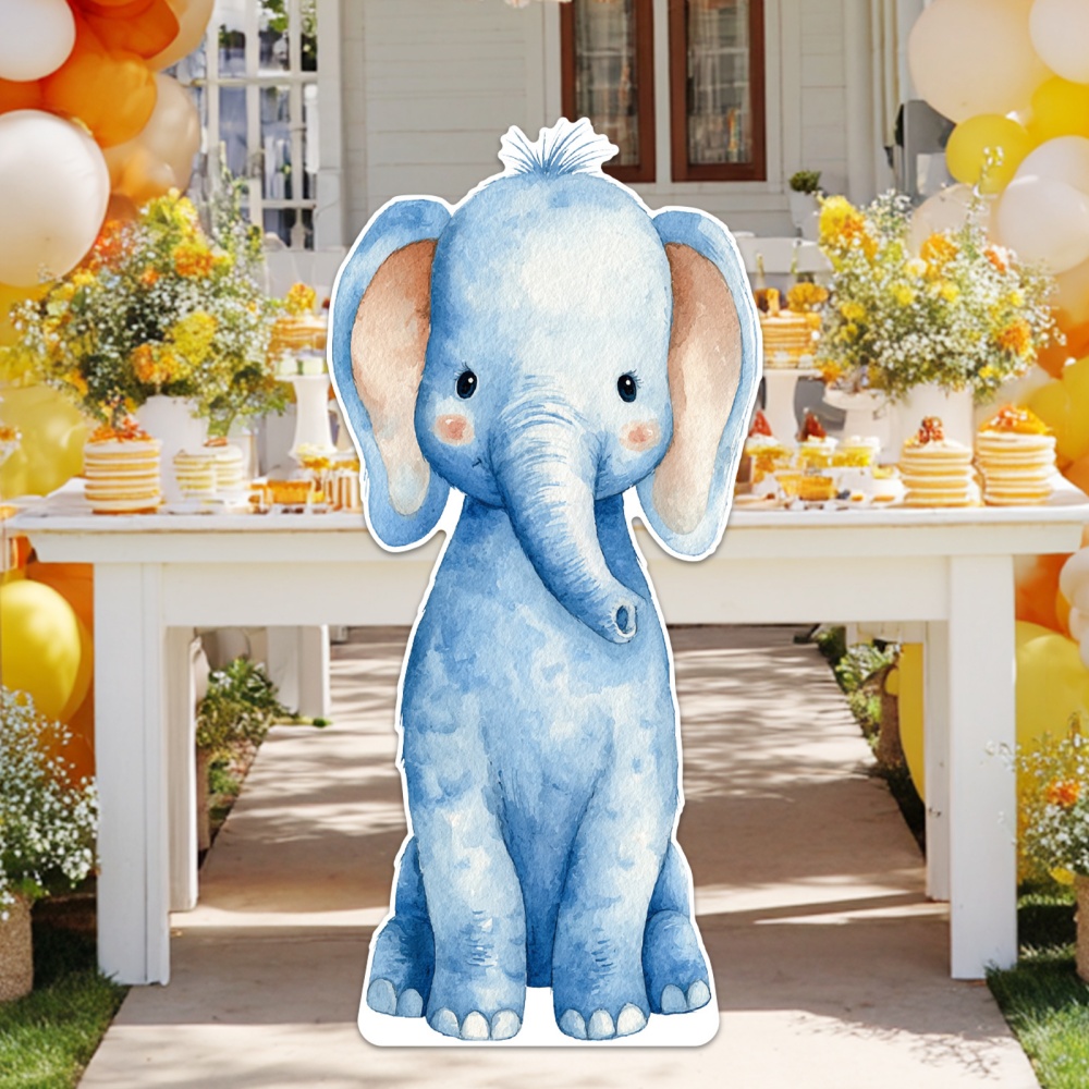 1Pc Cute Elephant Custom Photo - Photography Prompt ulasan dan harga