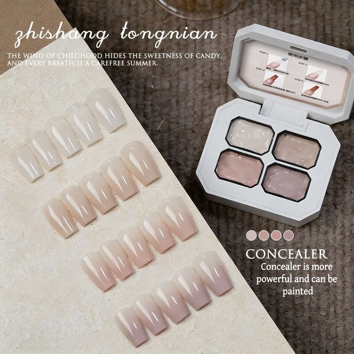 4 Colors Concealer Popular Nud - Photography Design ulasan dan harga