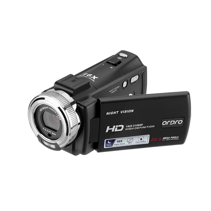 Ordro V12 Vlog Video Camera Di - Photography Prompt ulasan dan harga