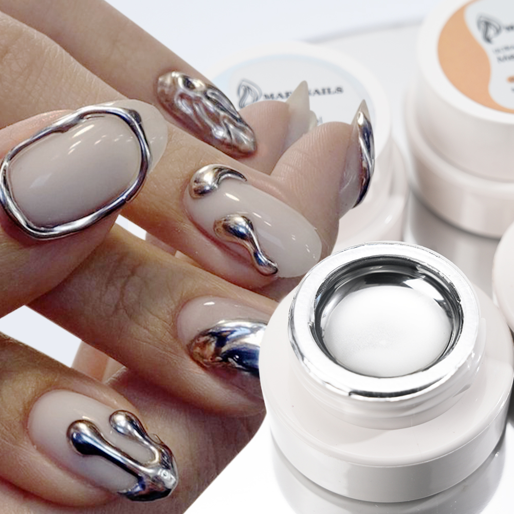 5ml Silver Gold Metallic Gel N - Photography Design ulasan dan harga