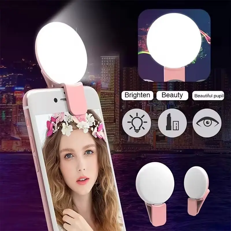 Portable Mini Selfie Ring Ligh - Photography Videos Free ulasan dan harga
