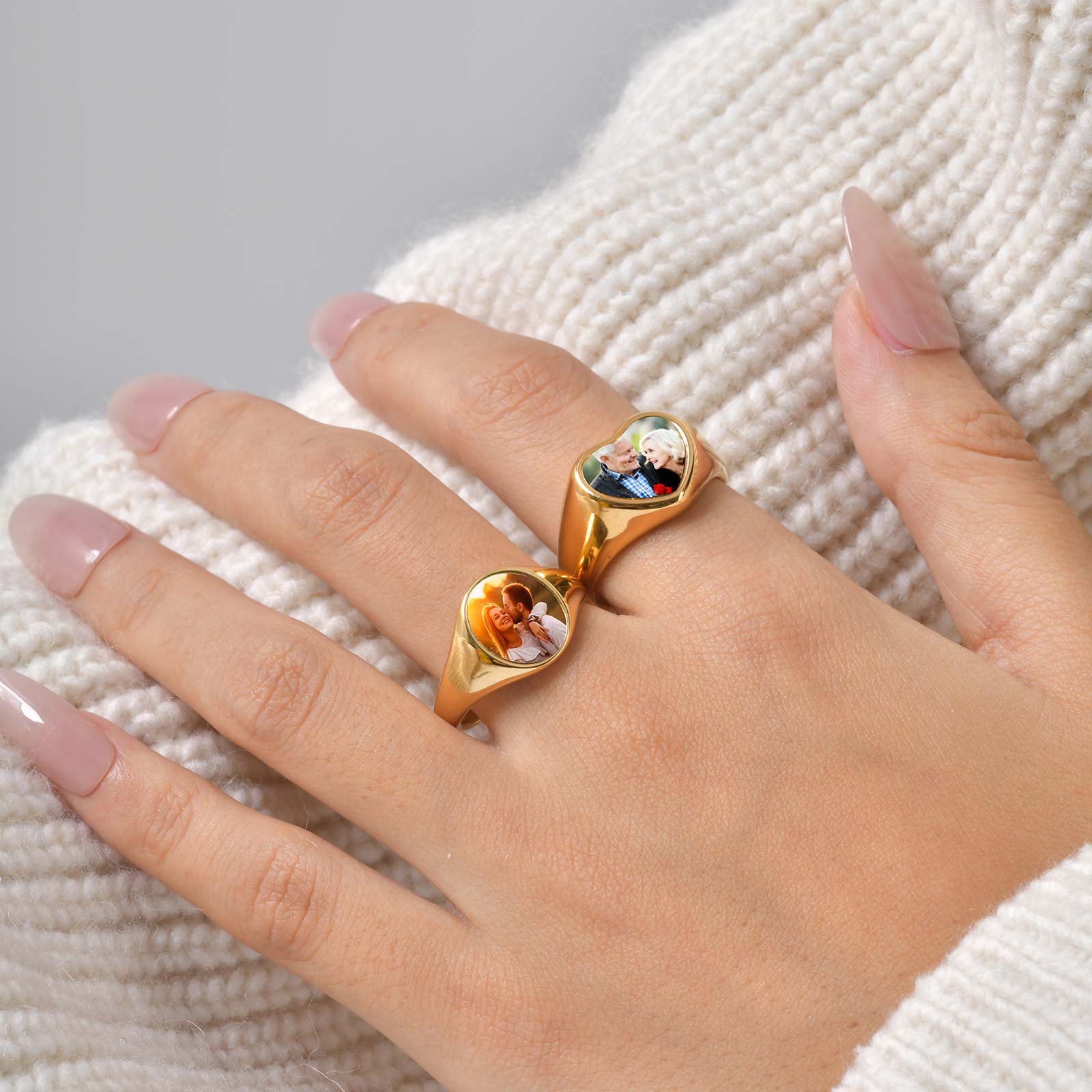 Custom Photo Signet Ring for W - Photographic Memory ulasan dan harga
