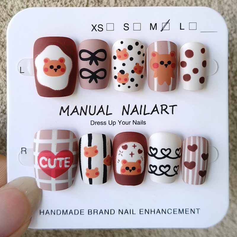 10Pcs Autumn and Winter Nail A - Photography Design ulasan dan harga
