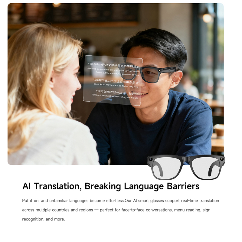 4K UHD Smart Translation Glass - Photography Japanese ulasan dan harga