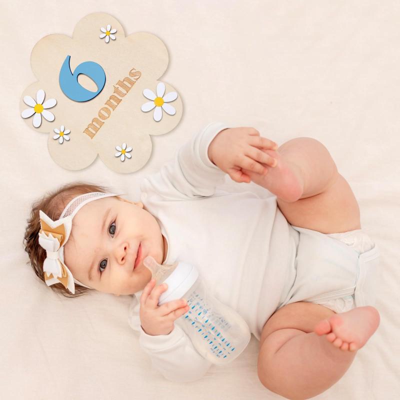 Wooden Baby Monthly Milestone  - Photography Cheat Sheet ulasan dan harga