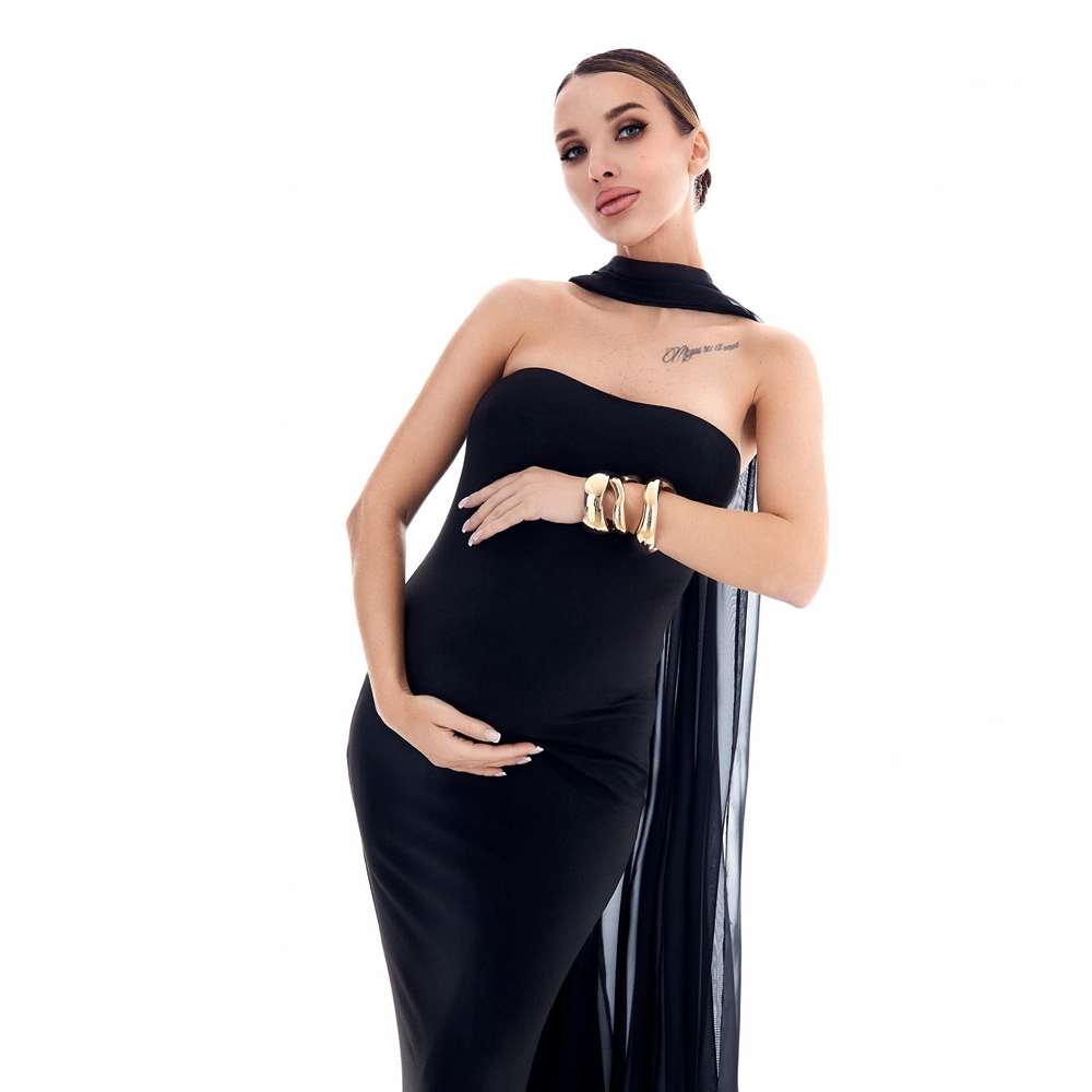 Black Shawl Maternity Photogra - Photography Club ulasan dan harga