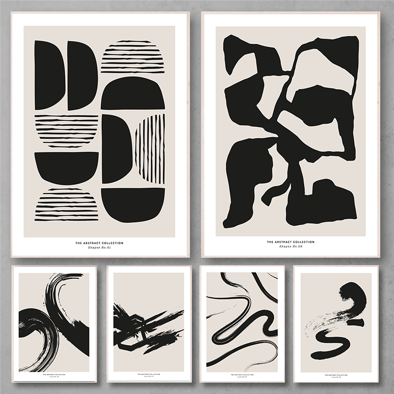Minimalist Paint Strokes Abstr - Photography Design ulasan dan harga