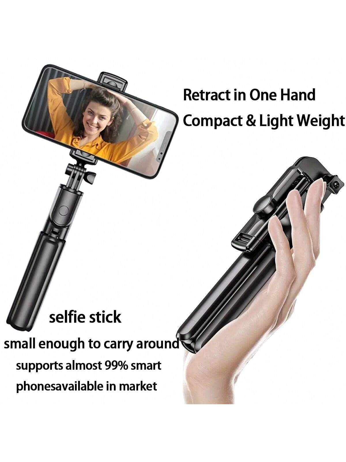 1PC Selfie Stick Wireless Self - Photography Basics ulasan dan harga