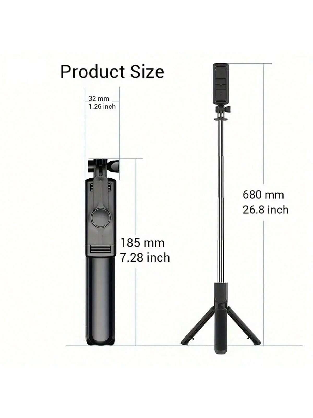 1PC Selfie Stick Wireless Self - Photography Basics ulasan dan harga