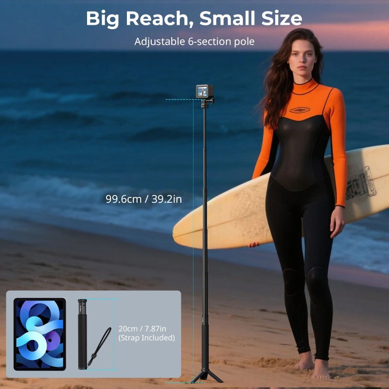SmallRig Selfie Stick for Acti - Camera Wrist Strap ulasan dan harga